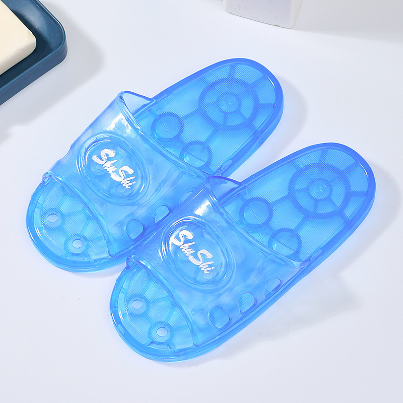 Unisex domáce papuče s PVC vrškom a PVC podrážkou, slip-on, vstrekovaná podrážka, uvoľnený štýl