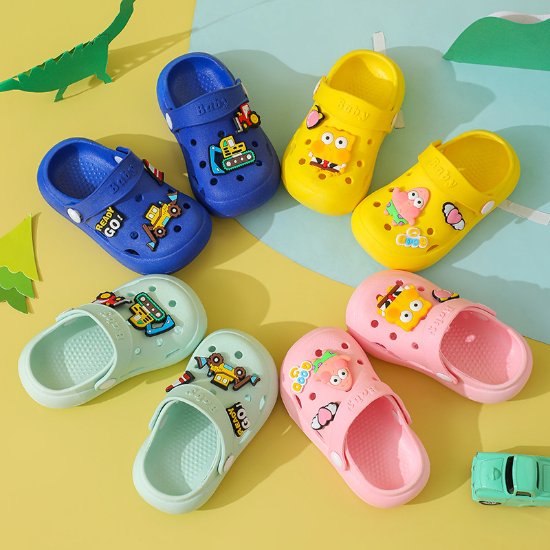 Ljetne dječje sandale u stilu Crocs, protuklizne za kupaonicu, slatki crtani dizajn.