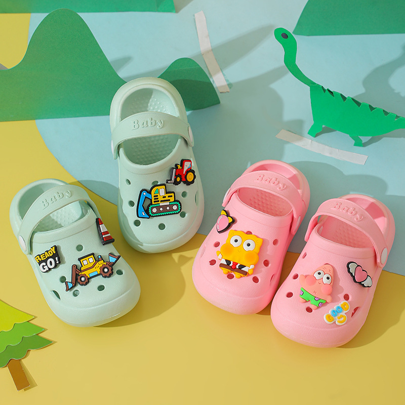 Ljetne dječje sandale u stilu Crocs, protuklizne za kupaonicu, slatki crtani dizajn.