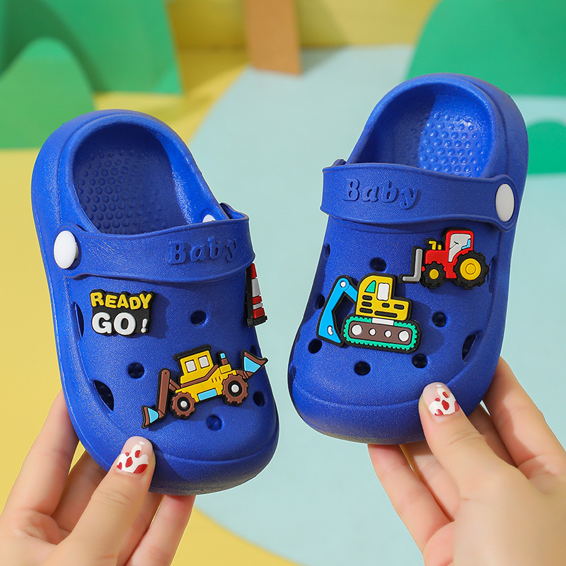 Ljetne dječje sandale u stilu Crocs, protuklizne za kupaonicu, slatki crtani dizajn.
