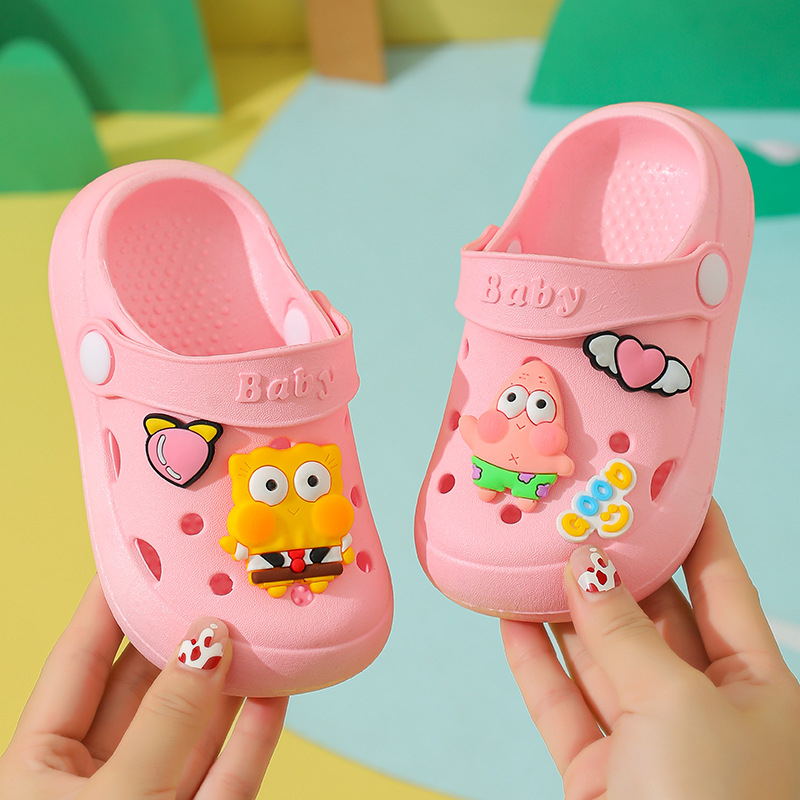 Ljetne dječje sandale u stilu Crocs, protuklizne za kupaonicu, slatki crtani dizajn.