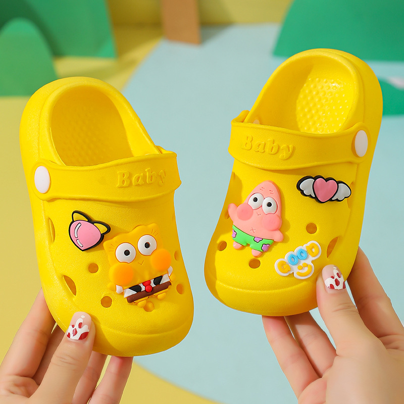 Ljetne dječje sandale u stilu Crocs, protuklizne za kupaonicu, slatki crtani dizajn.