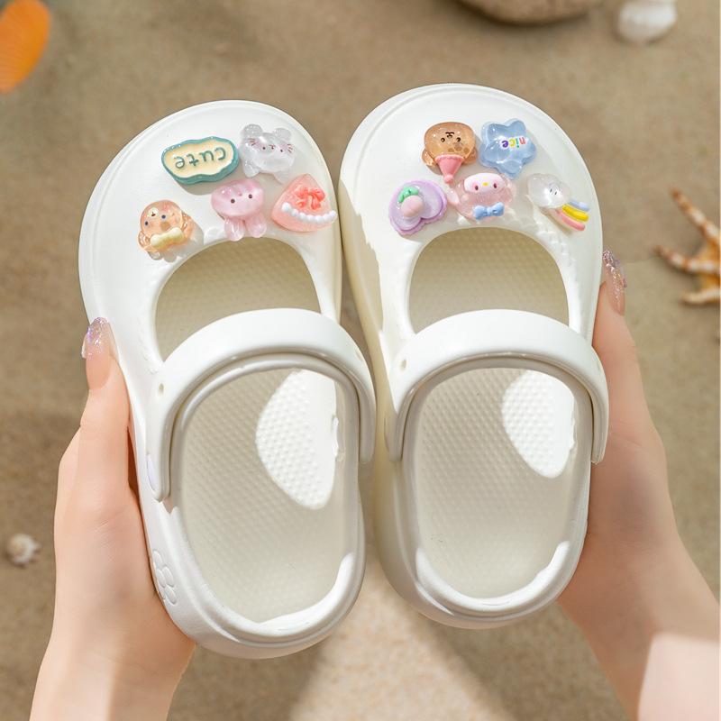 Dječje Crocs Mary Jane cipele – princes stil, protuklizna meka potplata, ljeto 2026, Gido Rain