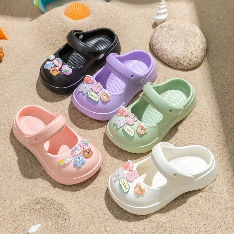 Dječje Crocs Mary Jane cipele – princes stil, protuklizna meka potplata, ljeto 2026, Gido Rain