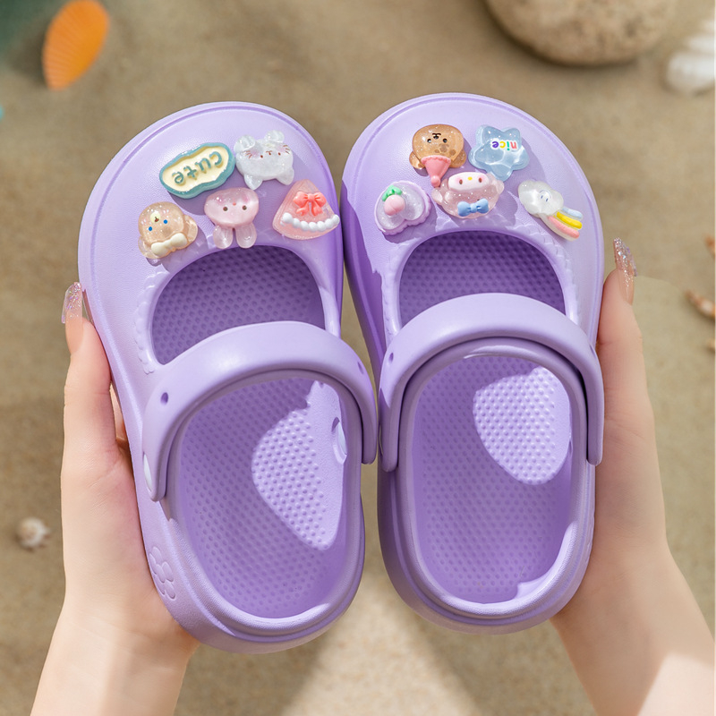 Dječje Crocs Mary Jane cipele – princes stil, protuklizna meka potplata, ljeto 2026, Gido Rain