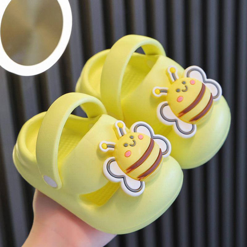 Dječje ljetne unutarnje papuče, mekana EVA podstava, protuklizne, zatvorenim prstima, perforiran gornji dio, unisex