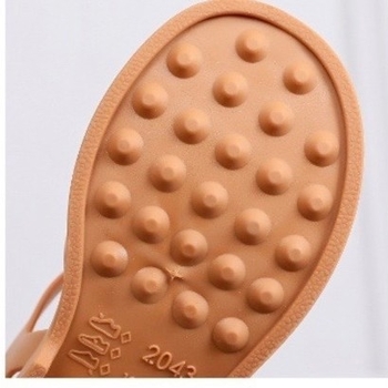 Детски сандали с PVC горна част, гумена подметка, стил Римски сандали, унисекс, минималистичен дизайн