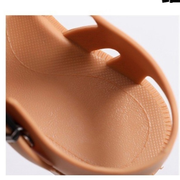 Детски сандали с PVC горна част, гумена подметка, стил Римски сандали, унисекс, минималистичен дизайн