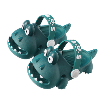 Sandale pentru copii în stil Crocs, model Cartoon, din PVC pentru partea superioară și talpă, respirante, impermeabile și antiderapante, unisex, pentru copii 1–6 ani