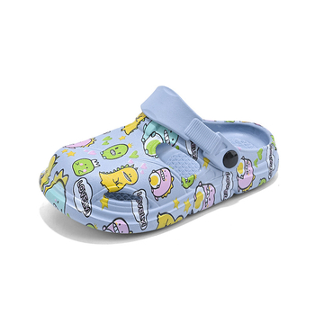 Gyerekek Crocs-stílusú papucs – EVA felső rész, EVA talp, állatmintázat, lélegző