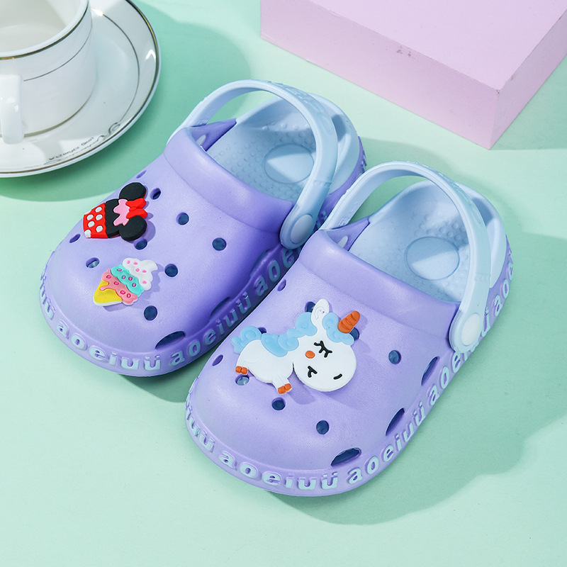 Dječje sandale s rupicama – unisex, EVA gornji dio, EVA đon, prozračna, protuklizne