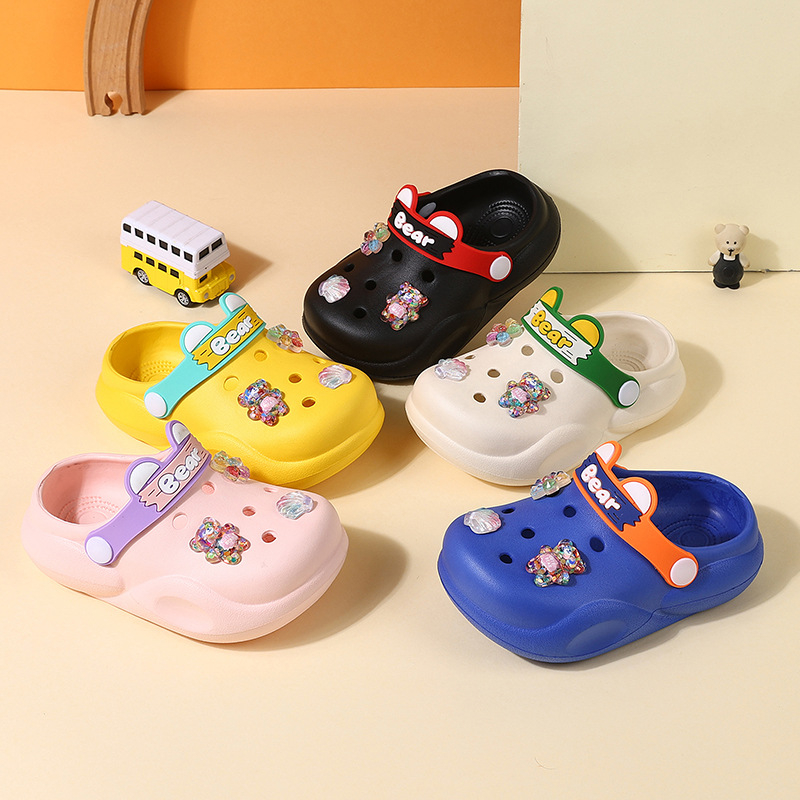 Nove EVA dječje sandale s prozračnim rupicama, unisex, zatvorenim prstom, mekana podloga