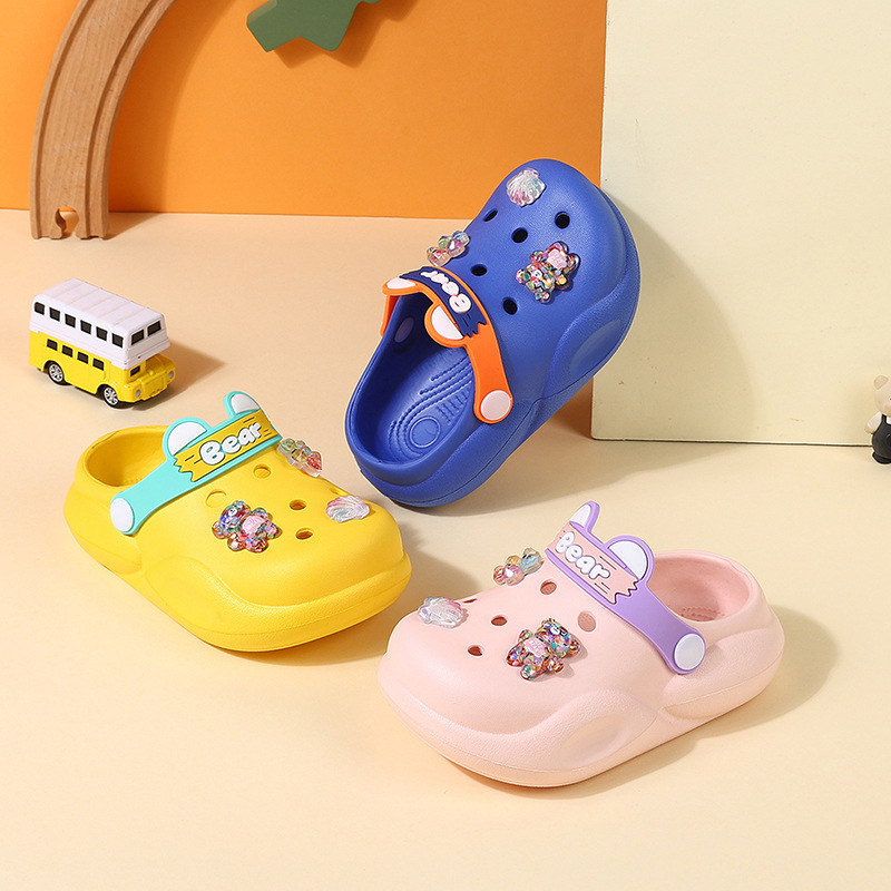 Nove EVA dječje sandale s prozračnim rupicama, unisex, zatvorenim prstom, mekana podloga