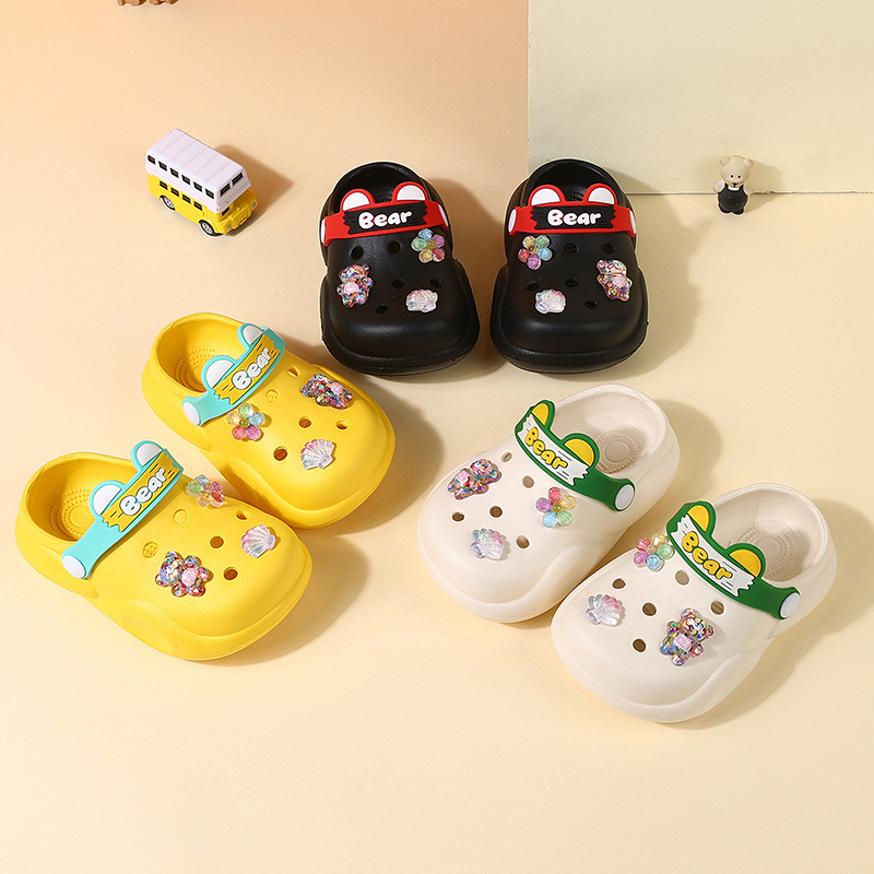 Nove EVA dječje sandale s prozračnim rupicama, unisex, zatvorenim prstom, mekana podloga