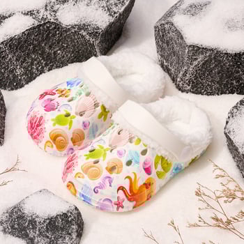 Saboti EVA pentru copii de plajă – Unisex, design animat, talpă moale, interior/exterior, Primăvara 2025