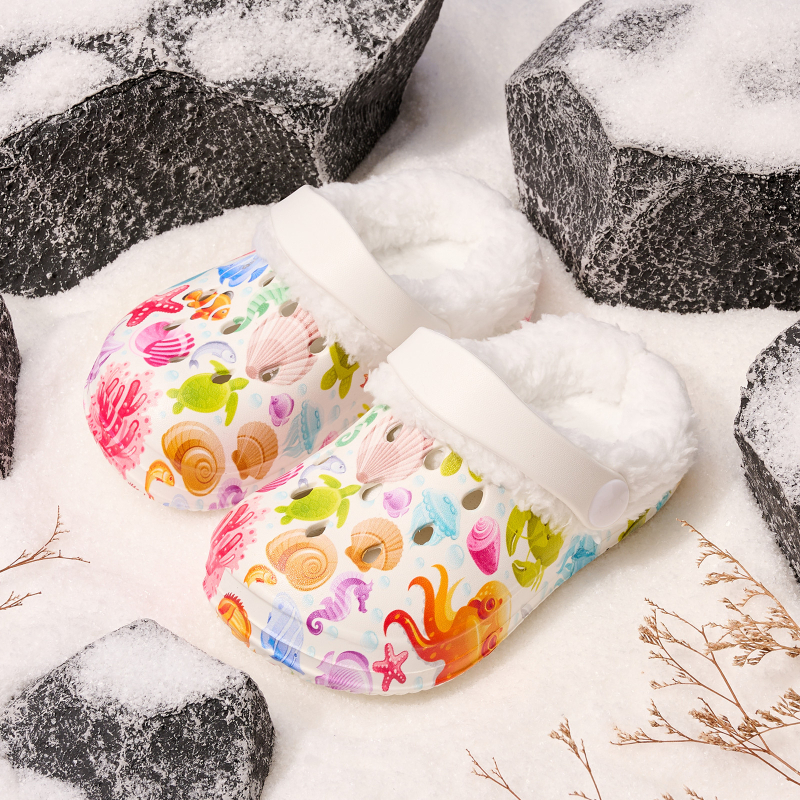 Saboti EVA pentru copii de plajă – Unisex, design animat, talpă moale, interior/exterior, Primăvara 2025