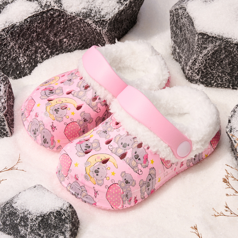 Saboti EVA pentru copii de plajă – Unisex, design animat, talpă moale, interior/exterior, Primăvara 2025