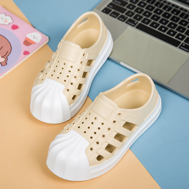 Dječje perforirane slip-on sandale, EVA gornji dio, bez podstave, zatvorenim prstima, vodootporne i protuklizne, za uzrast 1–12 godina