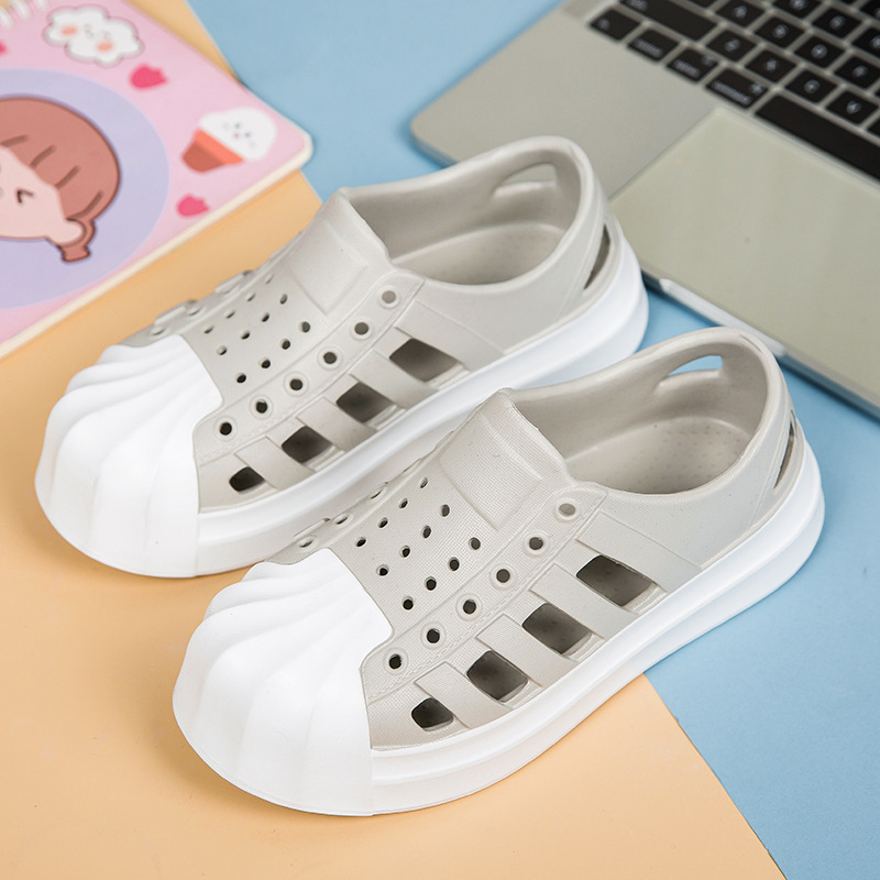 Dječje perforirane slip-on sandale, EVA gornji dio, bez podstave, zatvorenim prstima, vodootporne i protuklizne, za uzrast 1–12 godina