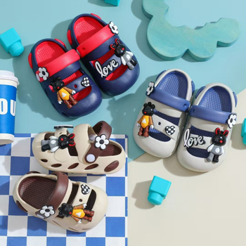 Dječje zatvorene sandale s rupama, ljetni crtani stil, unisex