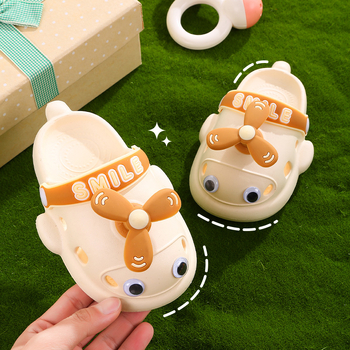 EVA sandale za djecu s rupicama, crtani uzorak, EVA gornji dio i đon, injekcijsko oblikovanje, brzo sušenje, protuklizno