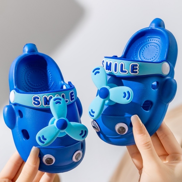 EVA sandale za djecu s rupicama, crtani uzorak, EVA gornji dio i đon, injekcijsko oblikovanje, brzo sušenje, protuklizno