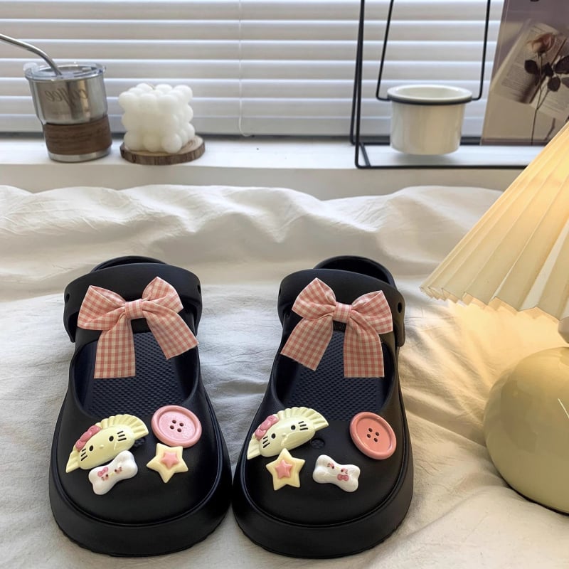 Pantofi Slip-On pentru copii cu vârf închis, partea superioară EVA și talpă EVA, model desen animat, respirabili, unisex Mary Jane stil