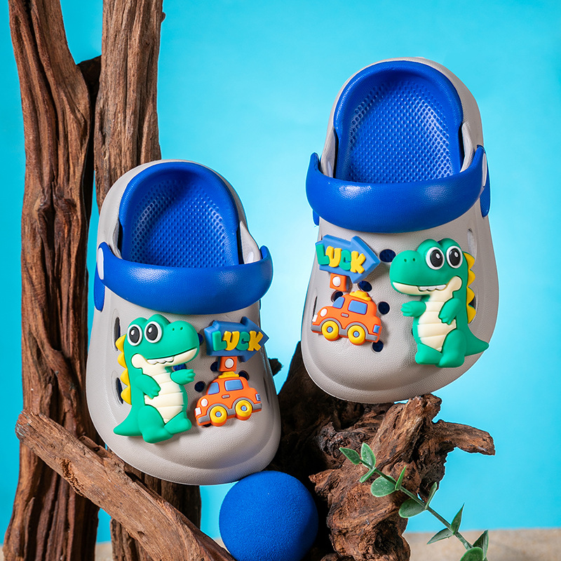 Dječje EVA sandale s rupicama – Unisex, ljeto, brzo sušeće, prozračne, protuklizna potplat, uzrast 1–12 godina