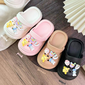 Sandale de plajă pentru copii din EVA, unisex, ușoare și confortabile, partea superioară EVA, vârste 2–6 ani, vara 2024