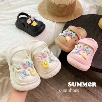 Sandale de plajă pentru copii din EVA, unisex, ușoare și confortabile, partea superioară EVA, vârste 2–6 ani, vara 2024