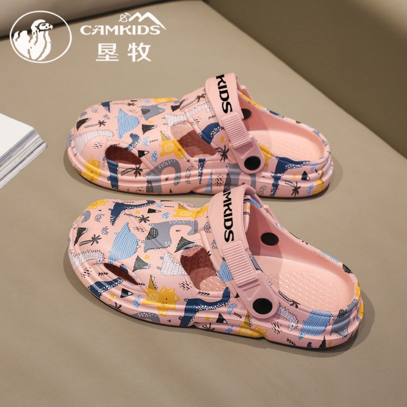 CAMKiDS Papuci EVA pentru copii - Partea superioară EVA, talpă EVA, pentru vârste 4-16