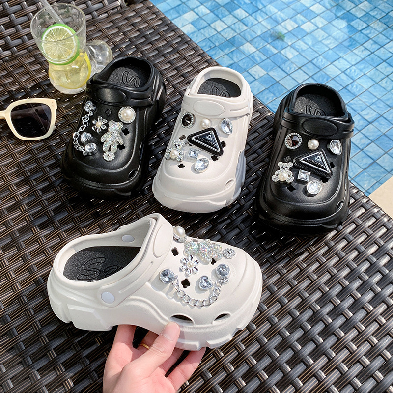 Sandalice za djevojčice - EVA gornji dio i EVA potplat - crtani uzorak, prozračne, protuklizne