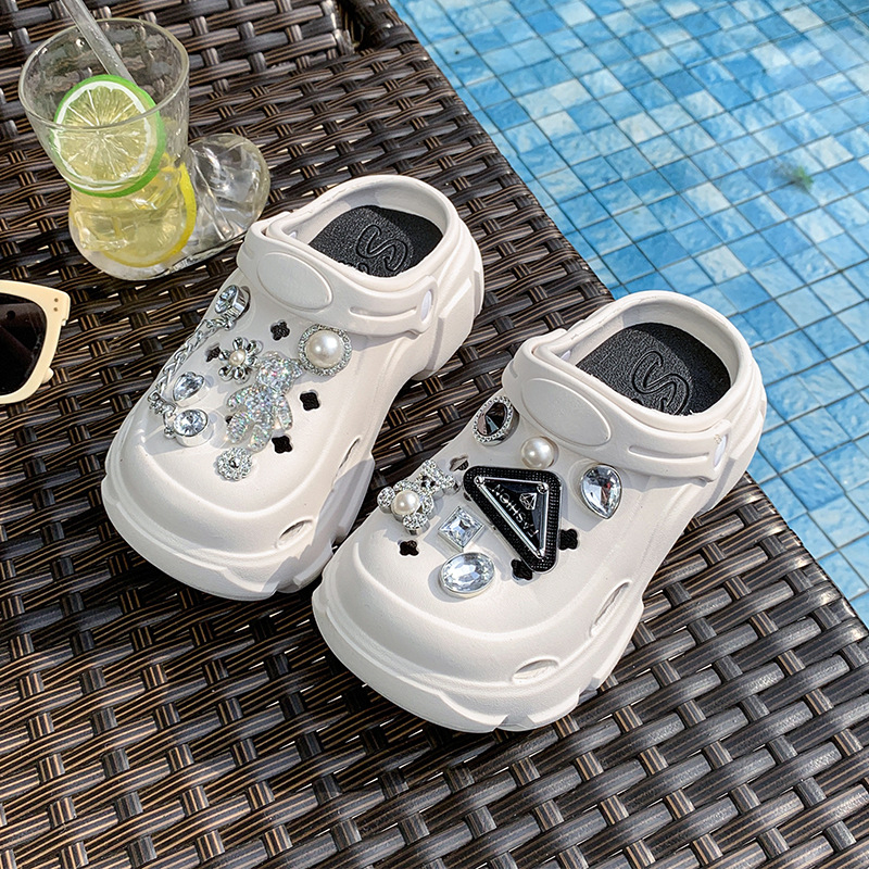 Sandalice za djevojčice - EVA gornji dio i EVA potplat - crtani uzorak, prozračne, protuklizne