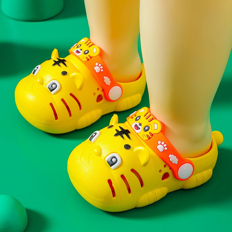 Dječje PVC sandale s tigrovim uzorkom — anti-slip ljetne papuče za djecu