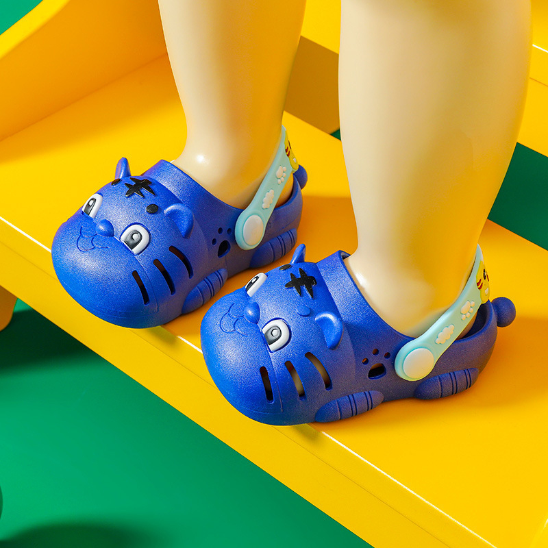 Dječje PVC sandale s tigrovim uzorkom — anti-slip ljetne papuče za djecu