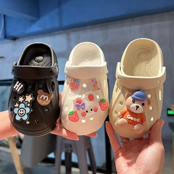 Sandale pentru copii din EVA - unisex, stil Cartoon Paradise, material EVA, vârsta 4-12 ani