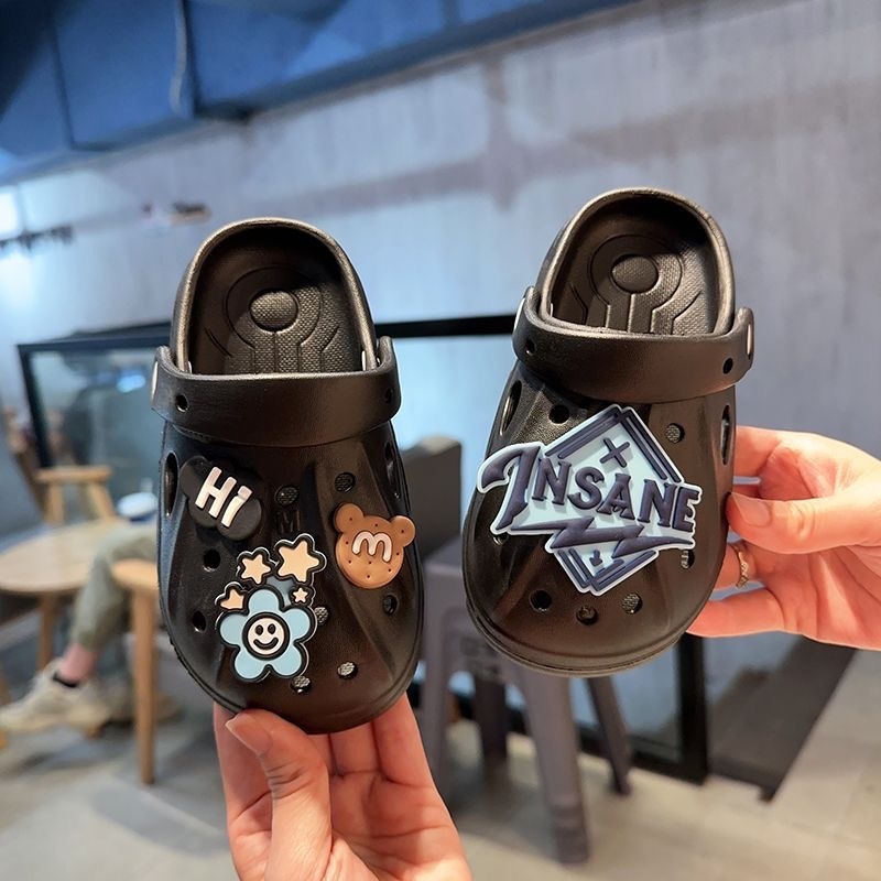 Sandale pentru copii din EVA - unisex, stil Cartoon Paradise, material EVA, vârsta 4-12 ani