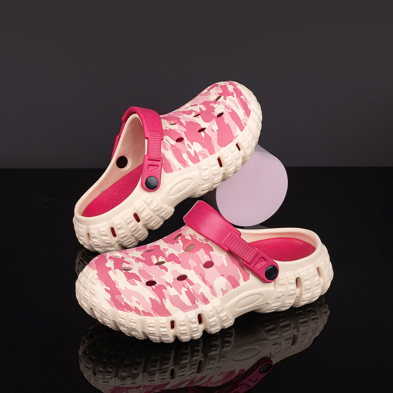 Crocs unisex din EVA pentru interior și exterior, impermeabile.