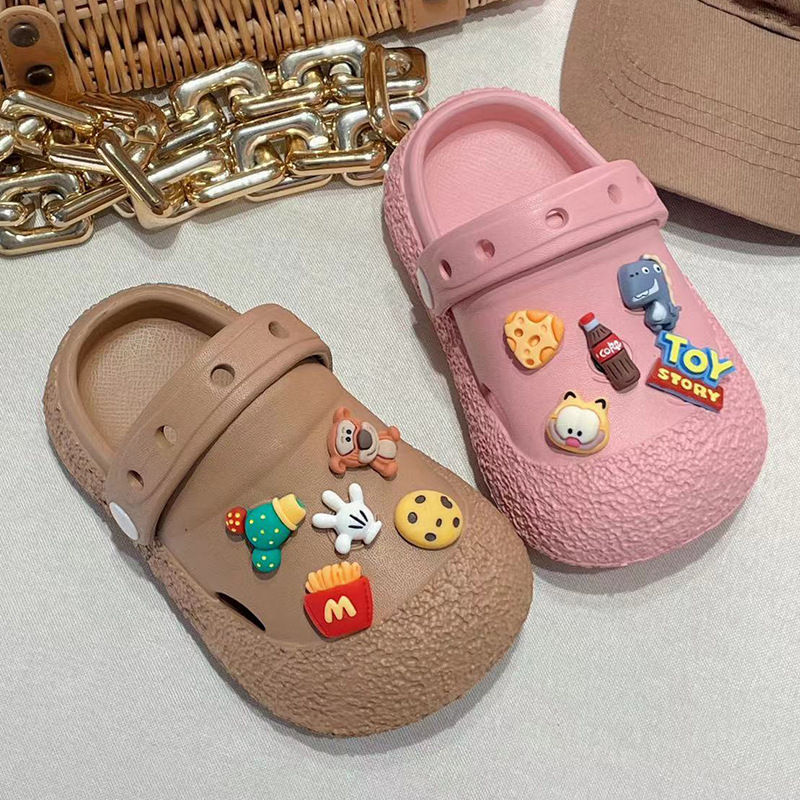 Pantofi copii EVA Crocs-style cu model desen animat, anti-derapare, rezistenți la uzură, unisex