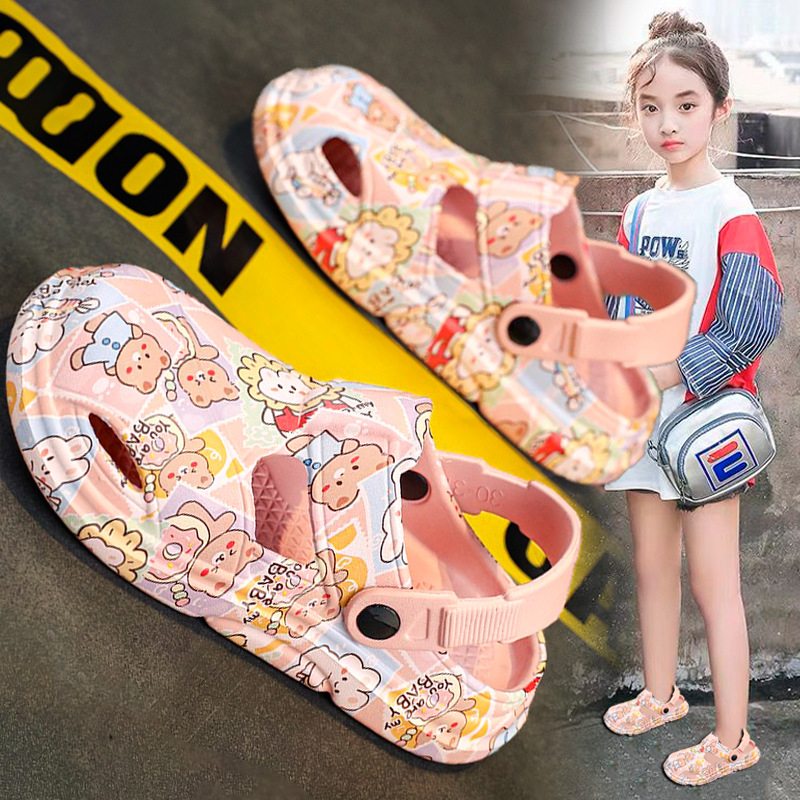 Pantofi de plajă pentru copii EVA, Unisex, Vârsta 2–14+ ani, Vară 2025