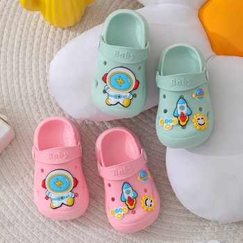 Unisex dječje sandale s zatvorenim prstom, PVC gornji dio, prozračne, protuklizne, ljetne plažne sandale