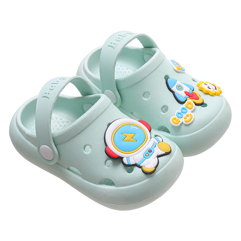 Unisex dječje sandale s zatvorenim prstom, PVC gornji dio, prozračne, protuklizne, ljetne plažne sandale
