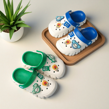 Dječje sandale za plažu - EVA gornji dio, unisex sandale s rupicama, stil Cartoon Paradise, za uzrast 2–3 godine