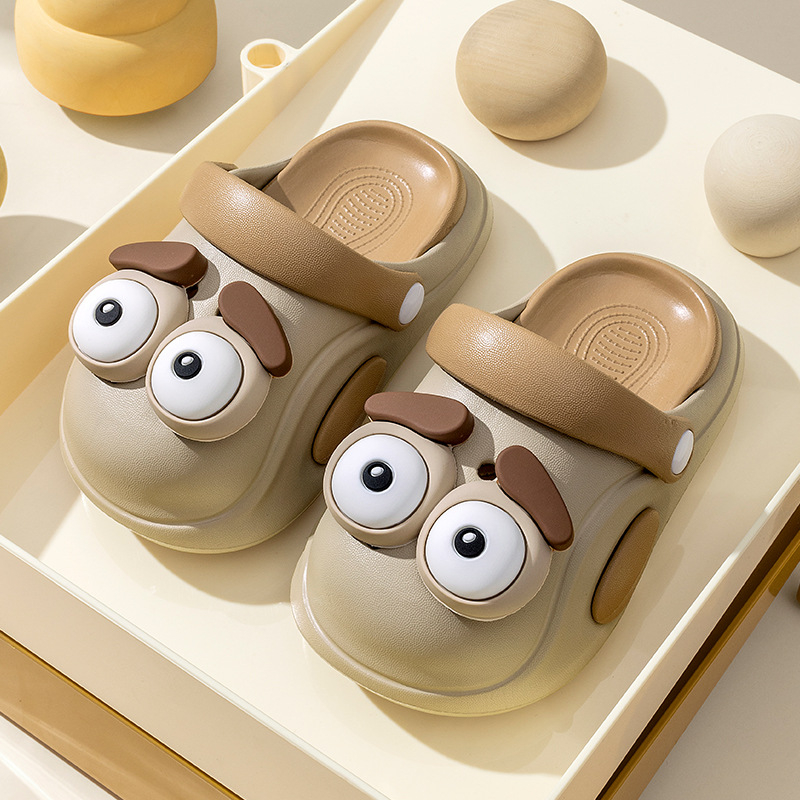 Merlot dječje EVA papuče s cartoon uzorkom — unisex, antislip EVA tabani, brzo sušeće, prozračne