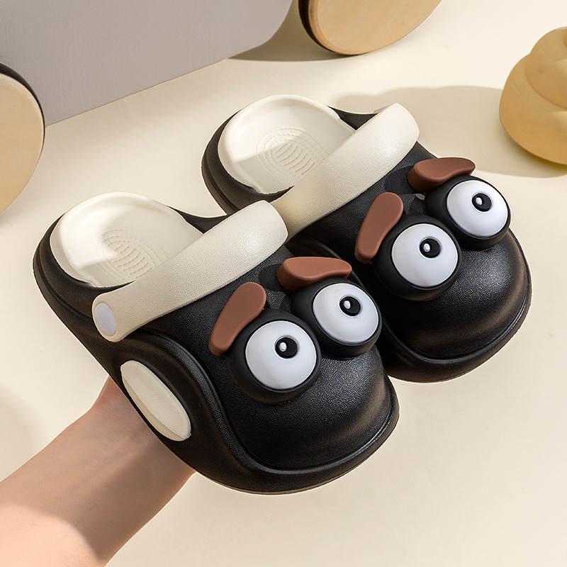 Merlot dječje EVA papuče s cartoon uzorkom — unisex, antislip EVA tabani, brzo sušeće, prozračne
