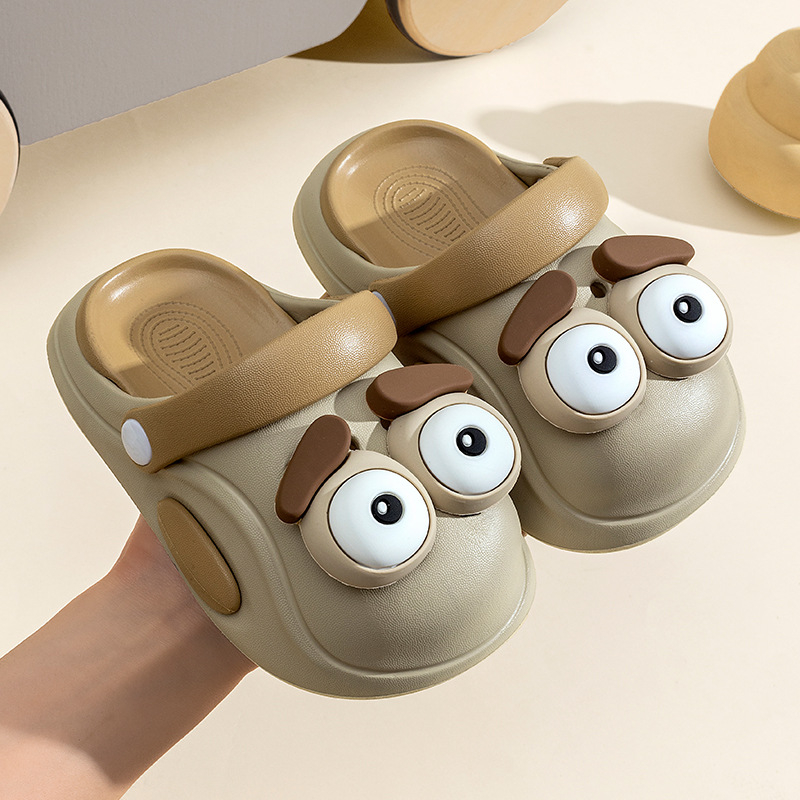 Merlot dječje EVA papuče s cartoon uzorkom — unisex, antislip EVA tabani, brzo sušeće, prozračne