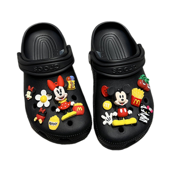 Gyerek DIY papucs csat 3D virágos díszítéssel – cipő kiegészítő nyárra, tavaszra és őszre