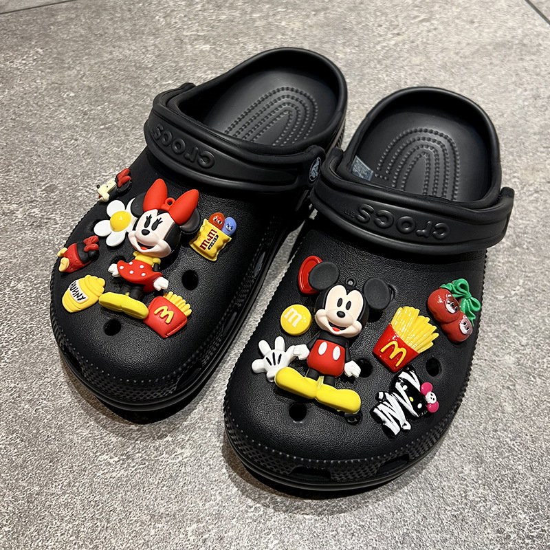 Gyerek DIY papucs csat 3D virágos díszítéssel – cipő kiegészítő nyárra, tavaszra és őszre