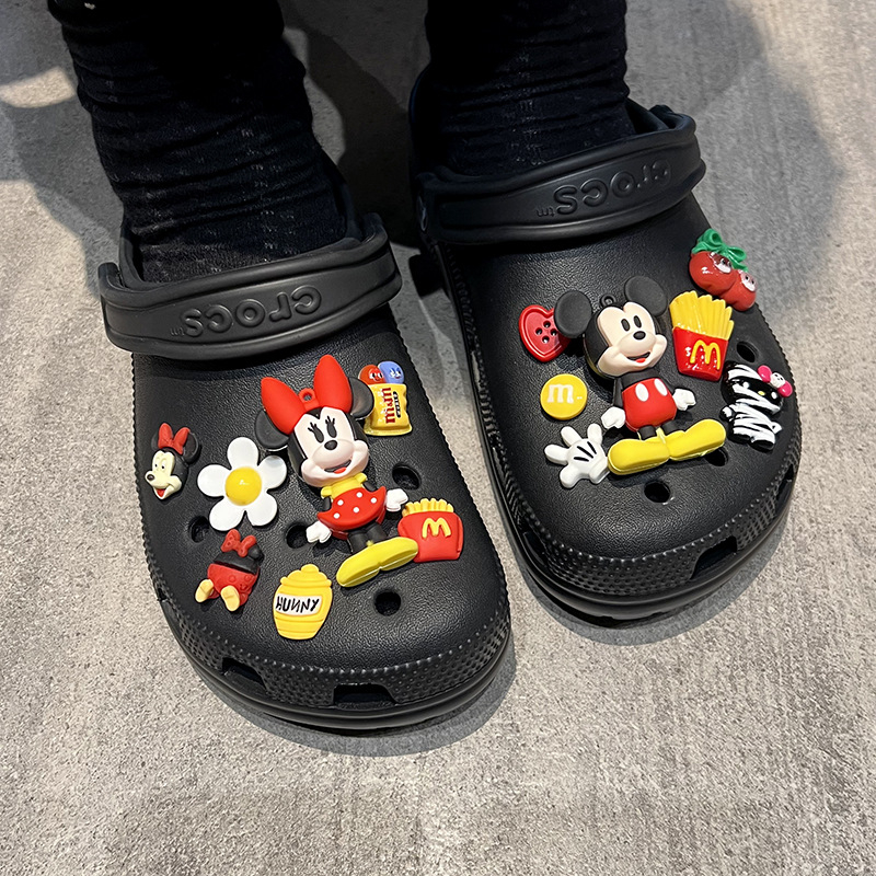 Gyerek DIY papucs csat 3D virágos díszítéssel – cipő kiegészítő nyárra, tavaszra és őszre