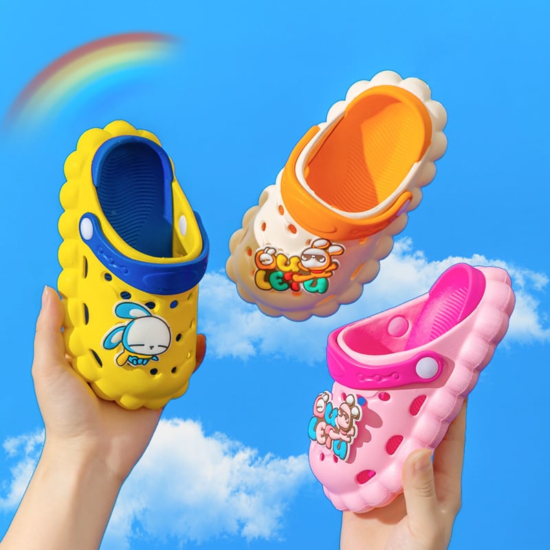 Unisex dječje sandale Crocs stila, EVA gornji dio i đon, cartoon uzorak, prozračne, protuklizne, uzrast 1–12 godina